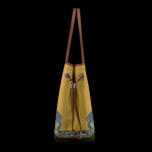 Sahara Leopard Canvas Shopper